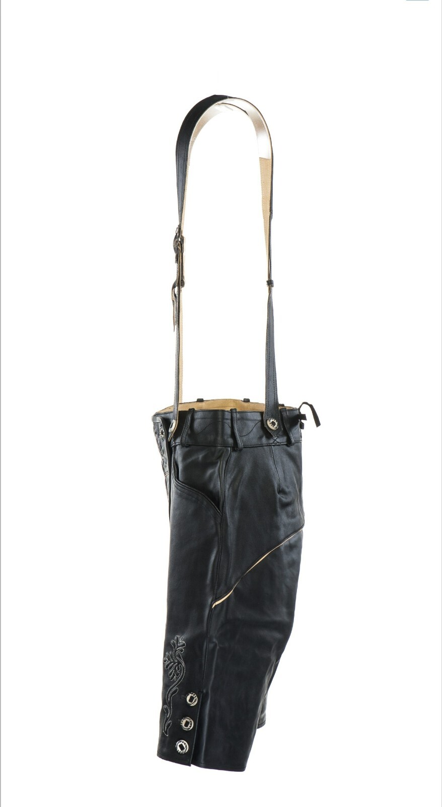 Men’s costume leather pants smooth leather leather pants black nappa leather pants size 46 –64
