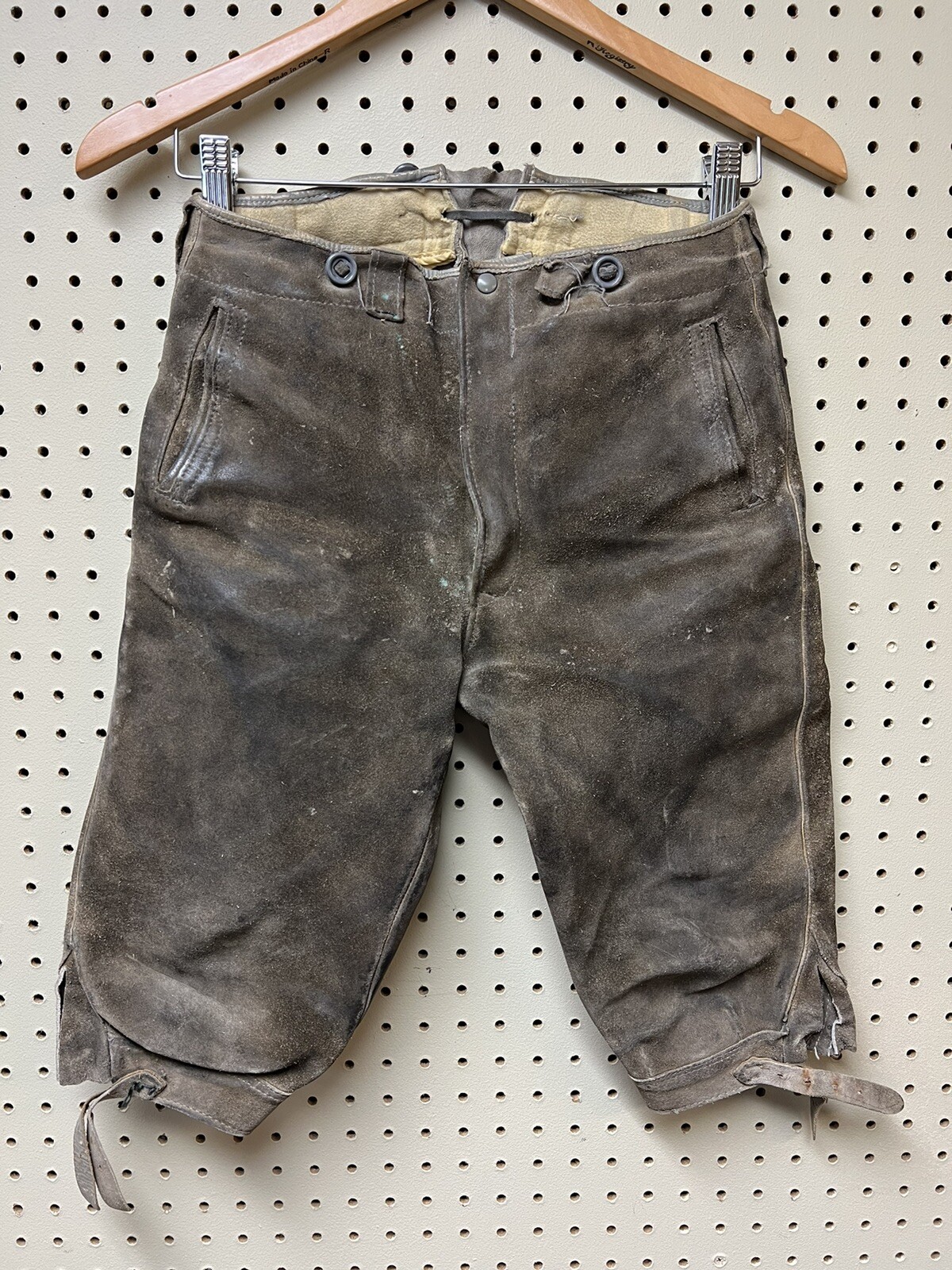 Vintage Kids Lederhosen pants Shorts Oktoberfest 24” Waist