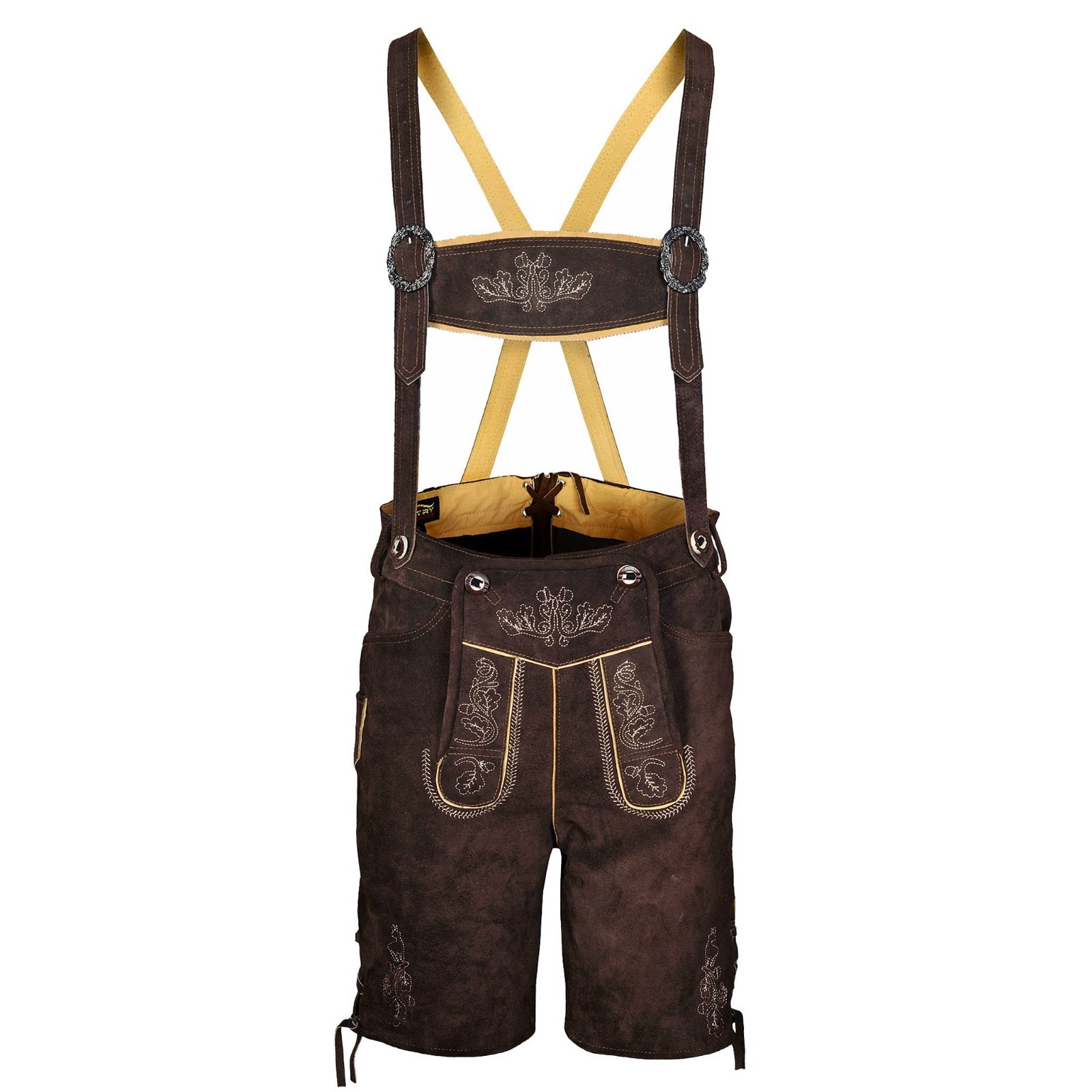 Authentic Lederhosen Oscar Oktoberfest Costume Men Leather Short German Outfit