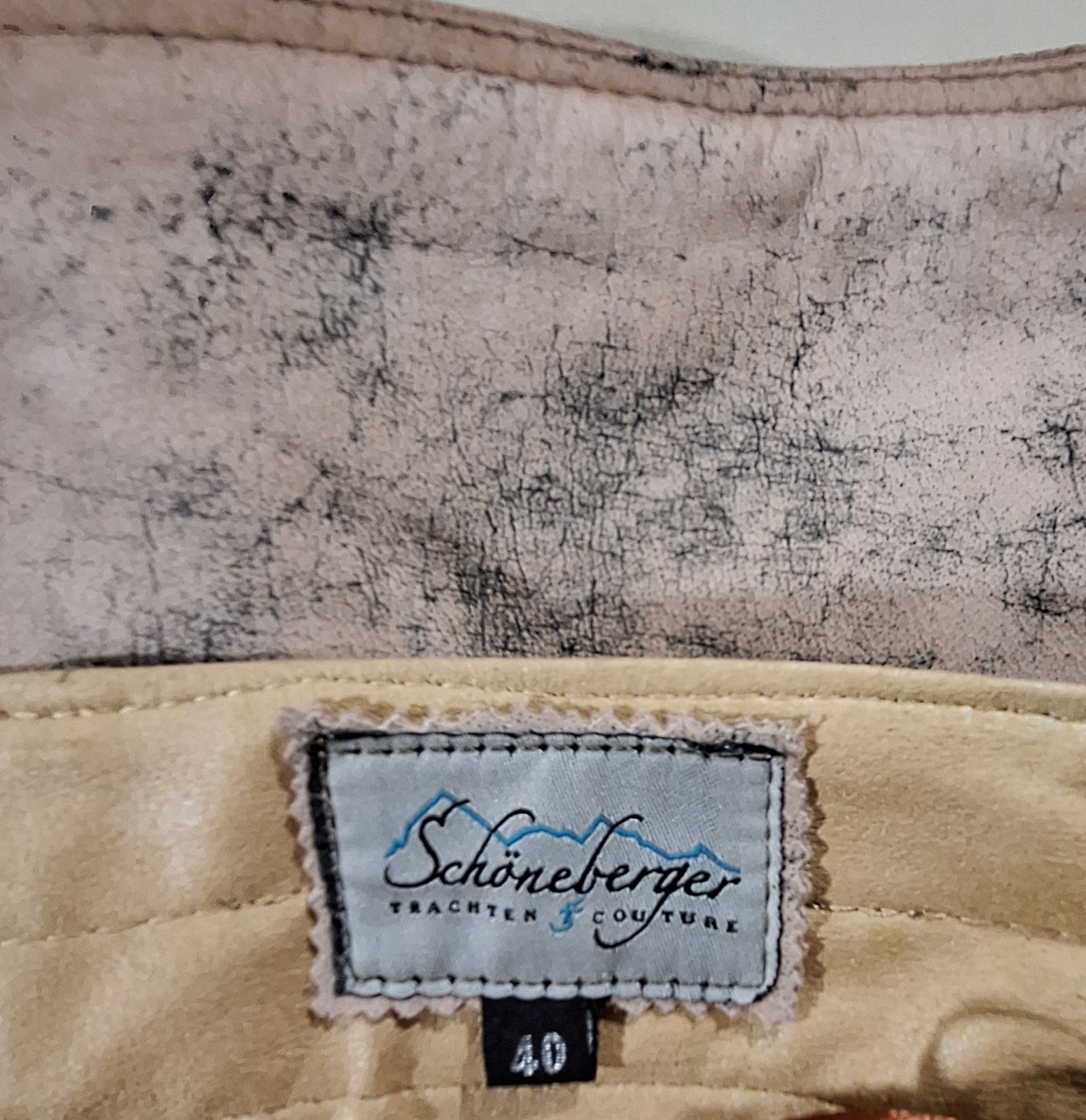 NWT Schoenberger Lederhosen Leather Shorts Oktoberfest Bavarian Alpine Trachten