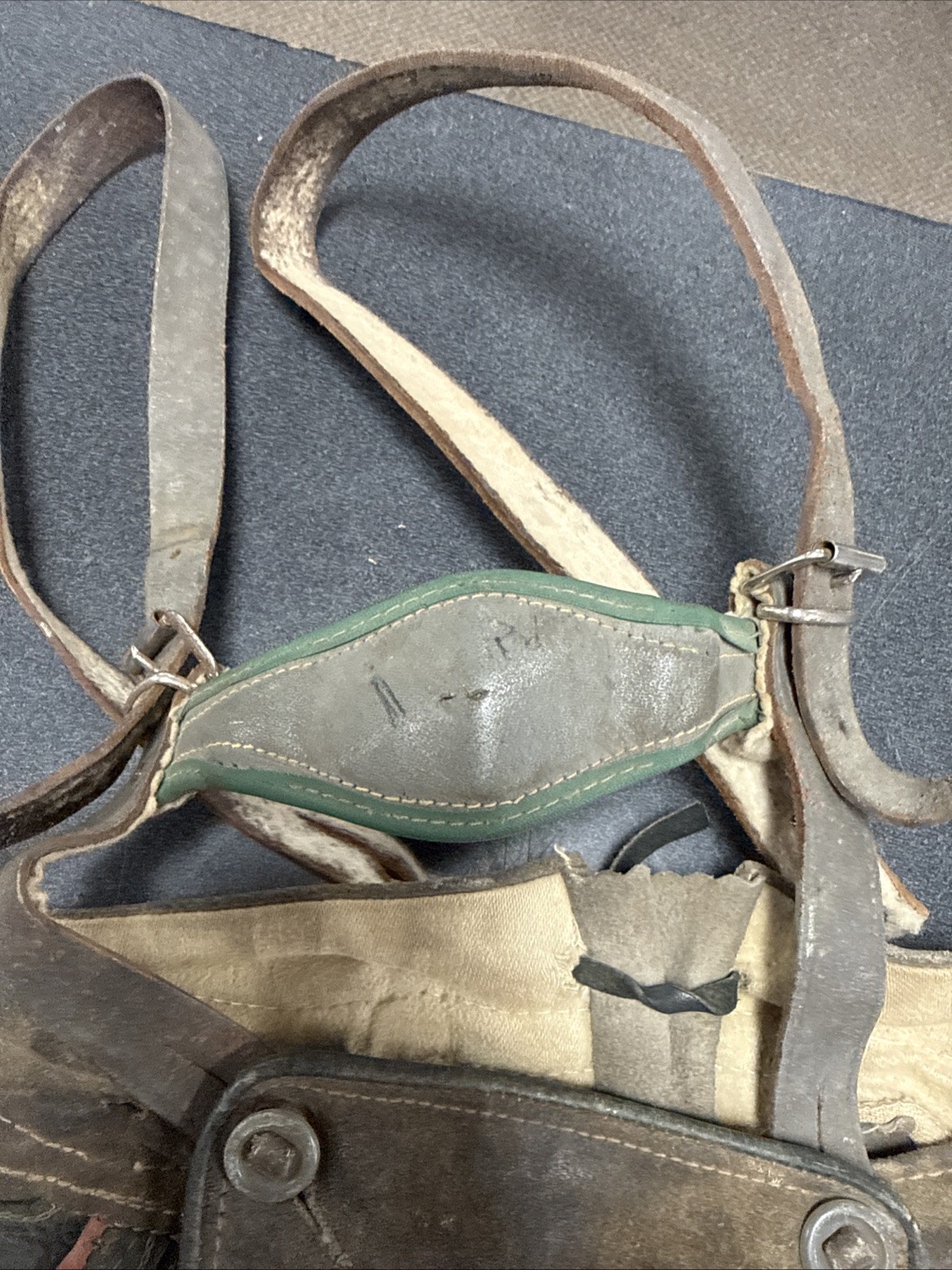 Vintage Leather Kids Lederhosen German Suede Bavarian Austrian