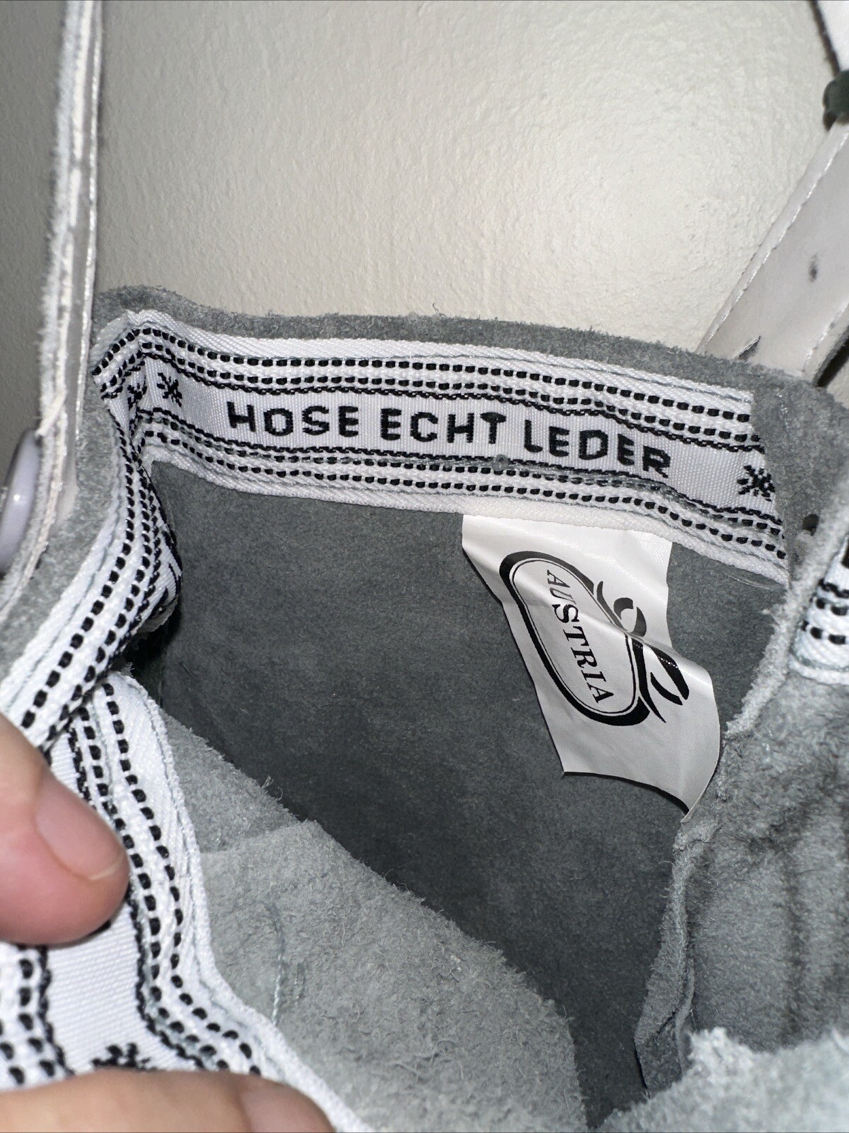Austria Vtg Early 1960s Lederhosen Soft Leather boys Sz 3 11″ w x 9″ pants Vguc