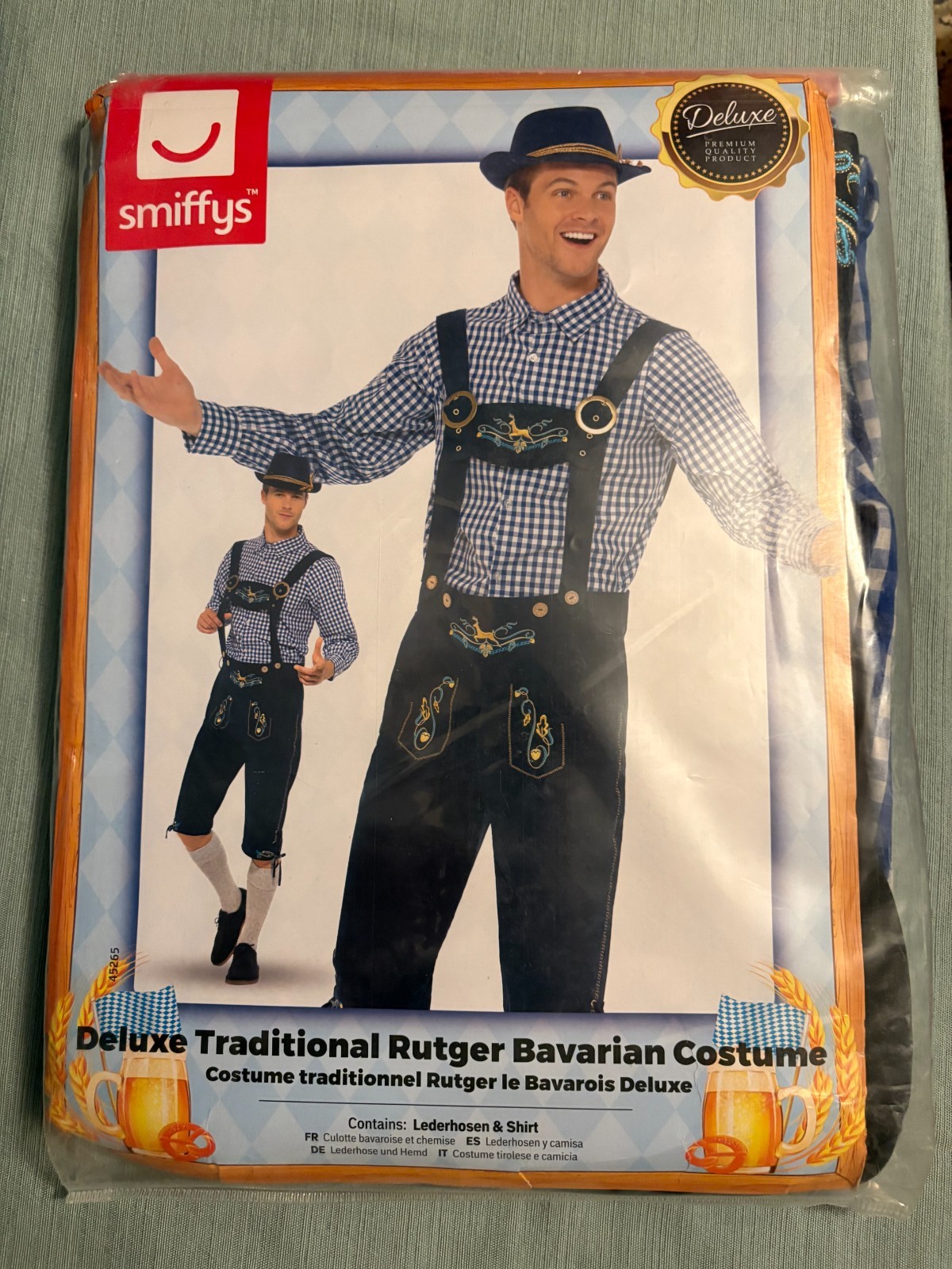 Traditional Men’s Rutger Bavarian Lederhosen & Shirt