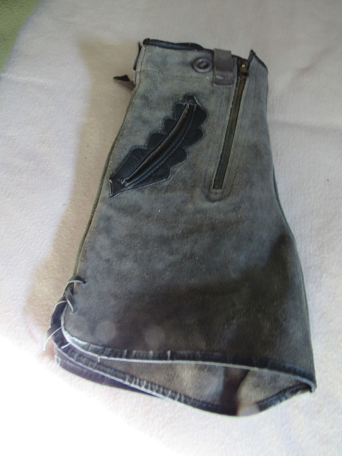 Vtg Auth Womens German Leather Lederhosen