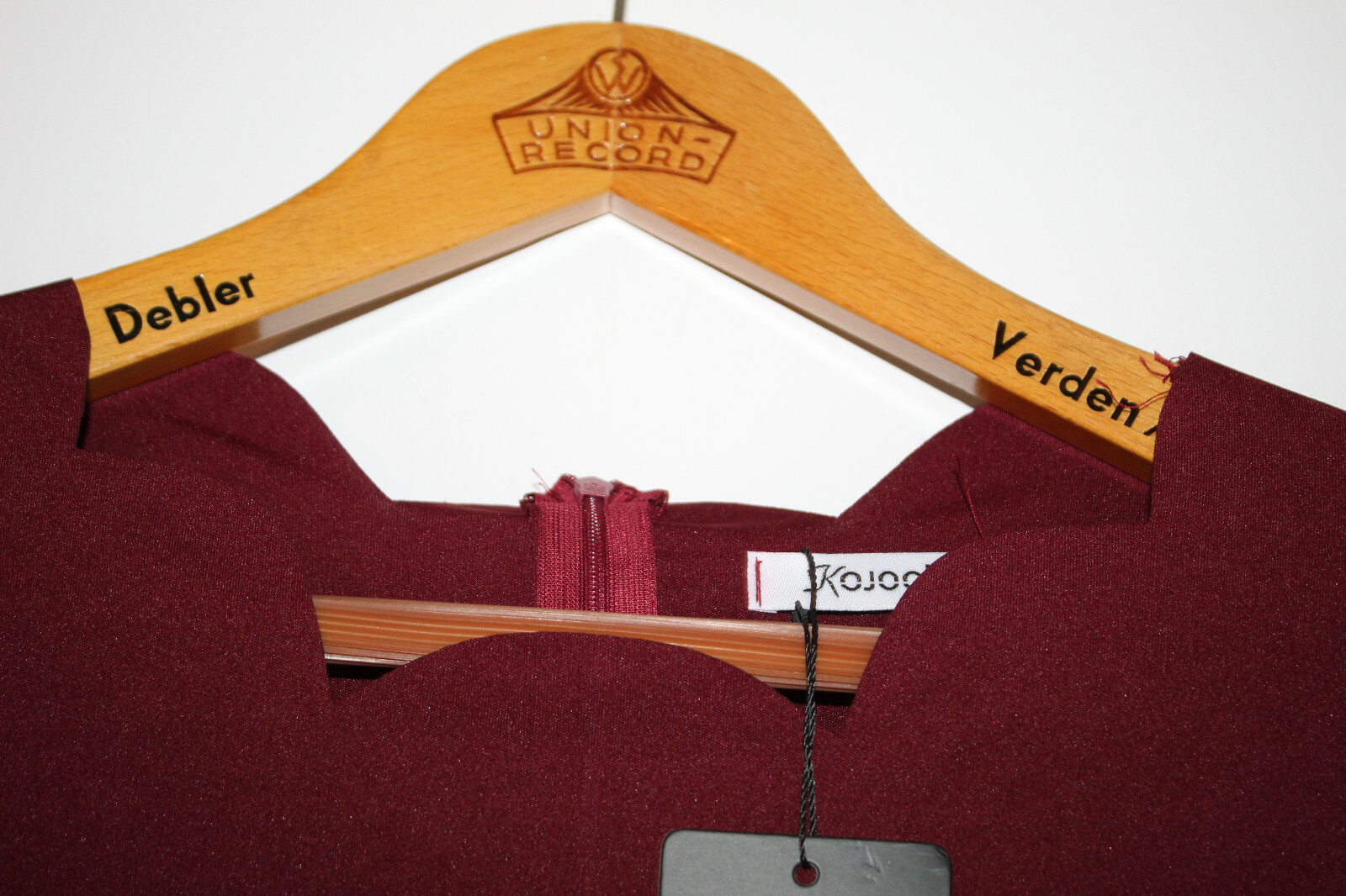 Women’s dress, Kojooin size S, red, 3/4 sleeve (F680-R38)