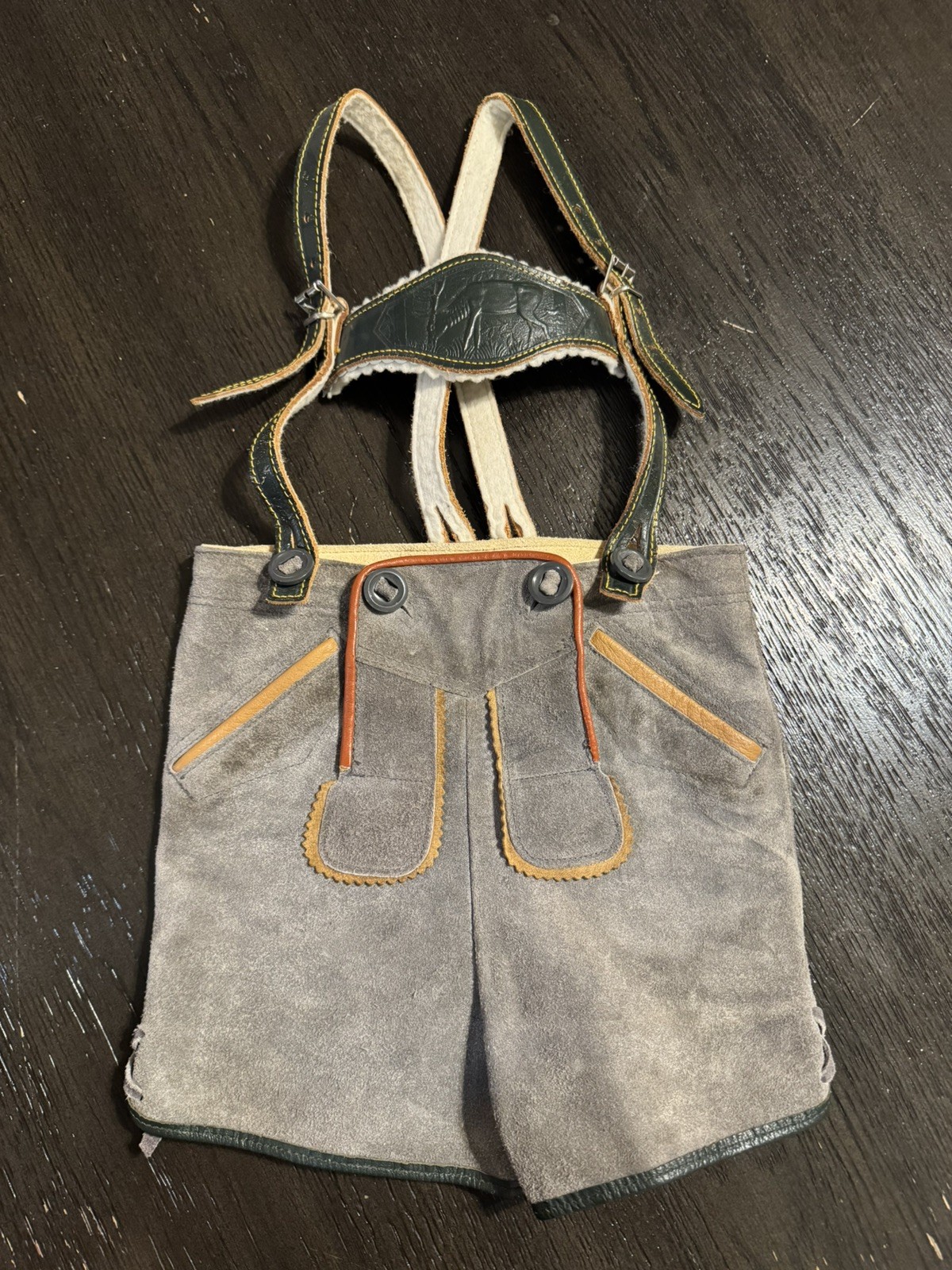 Children’s Lederhosen 92 20 inch Real Leather. Octoberfest German Deutsche
