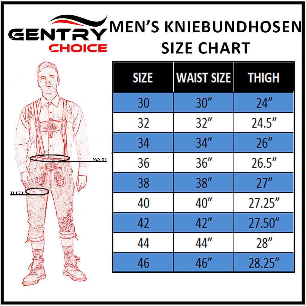 Real Sued Leather Kniebundhosen Men Brown Zimmer German Oktoberfest Outfit