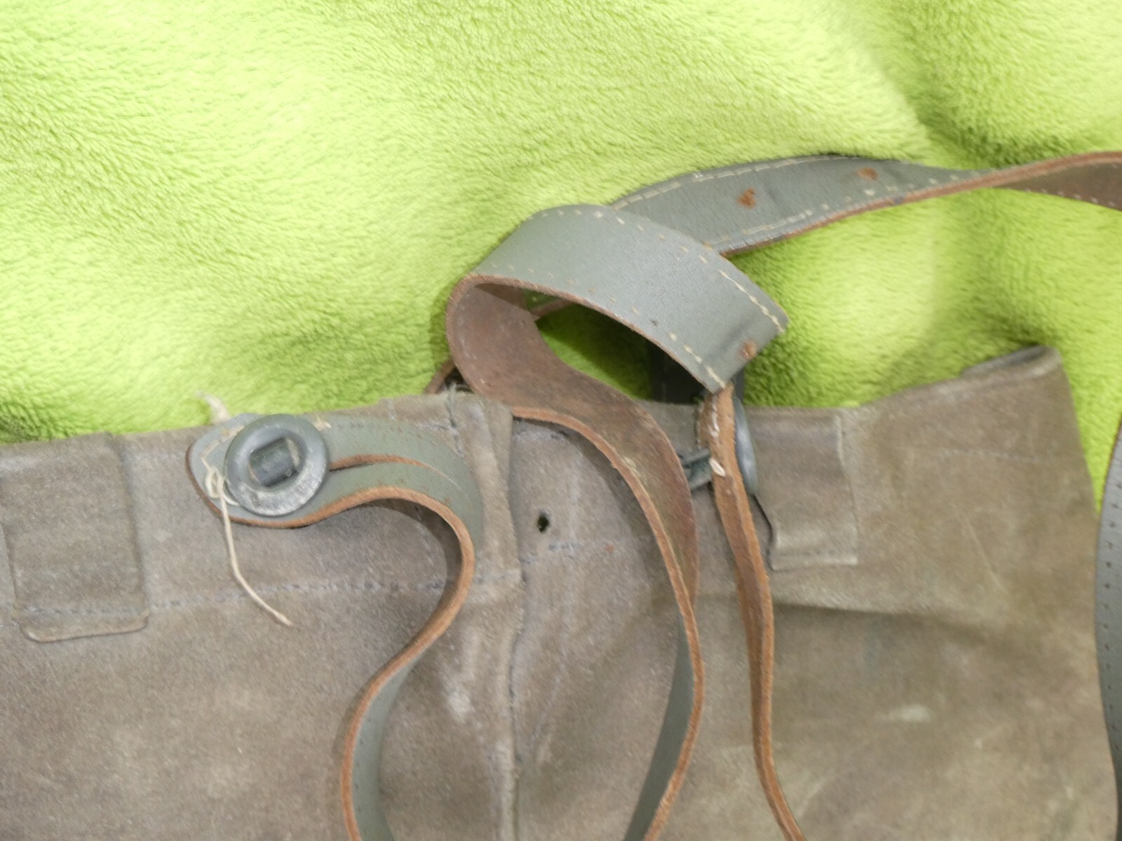 Old children’s costume leather pants knee band leather pants No. 91