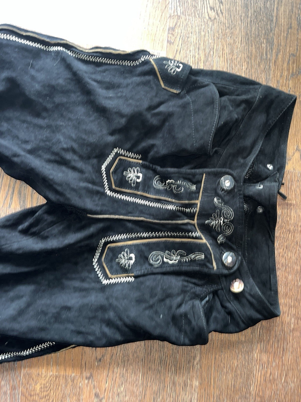 Traditional Lederhosen Scandal Costume! size 52, buck black