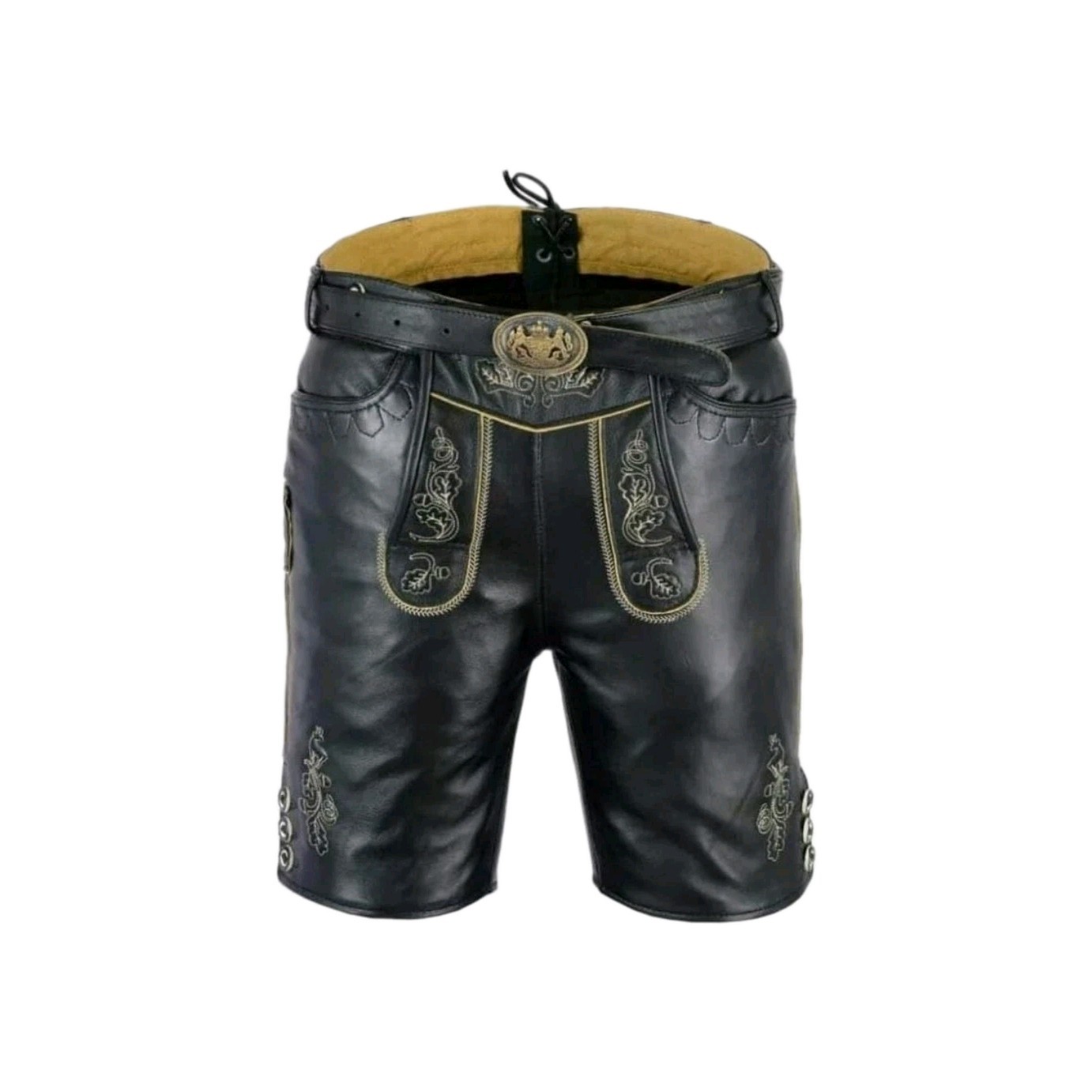 Traditional Lederhosen Oktoberfest Lederhosen Nappa Lederhosen with belt size 46-64