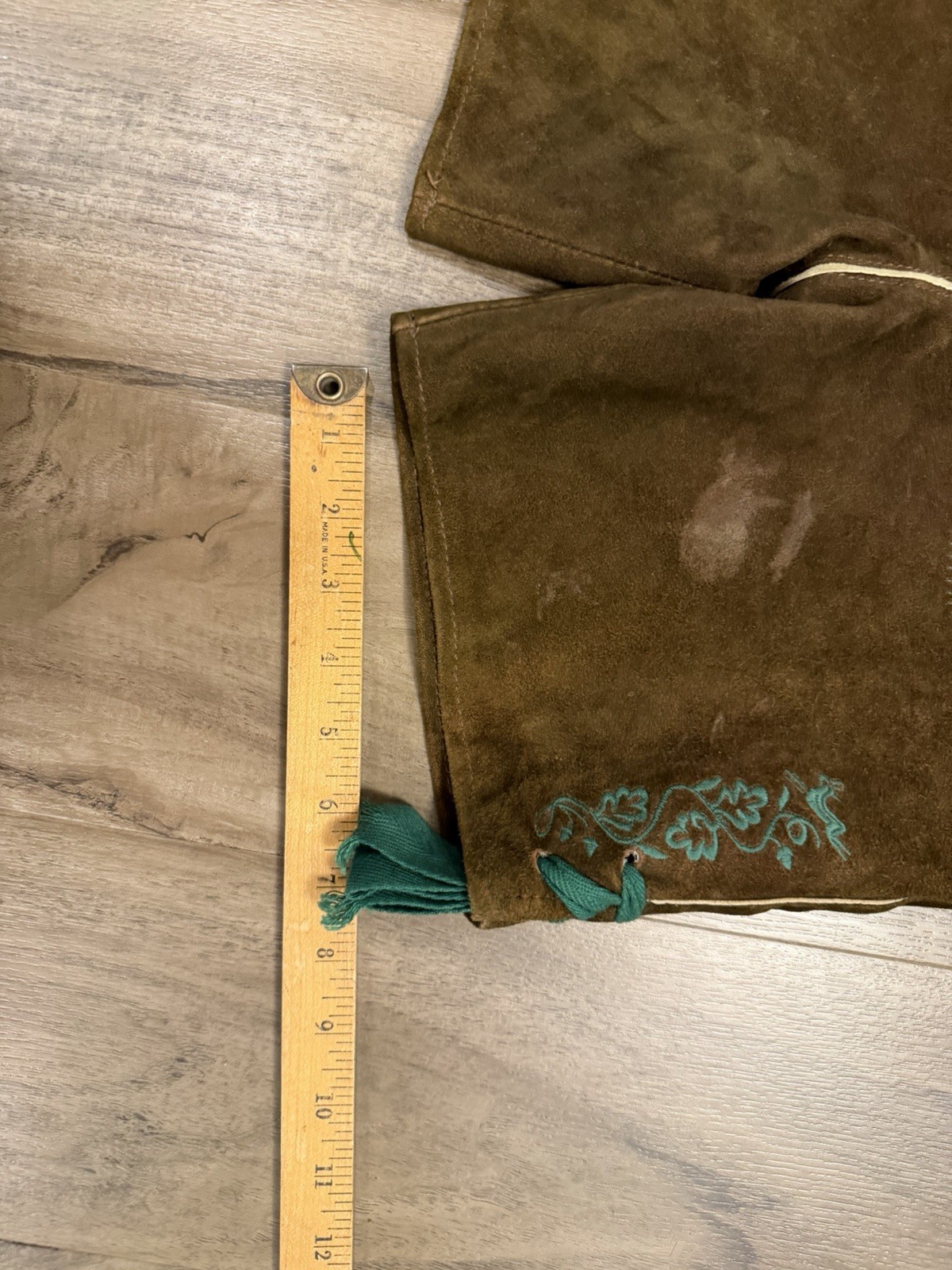 Genuine Deer Suede Leather Steindl Mens Lederhosen From Germany 140 /US 26 S