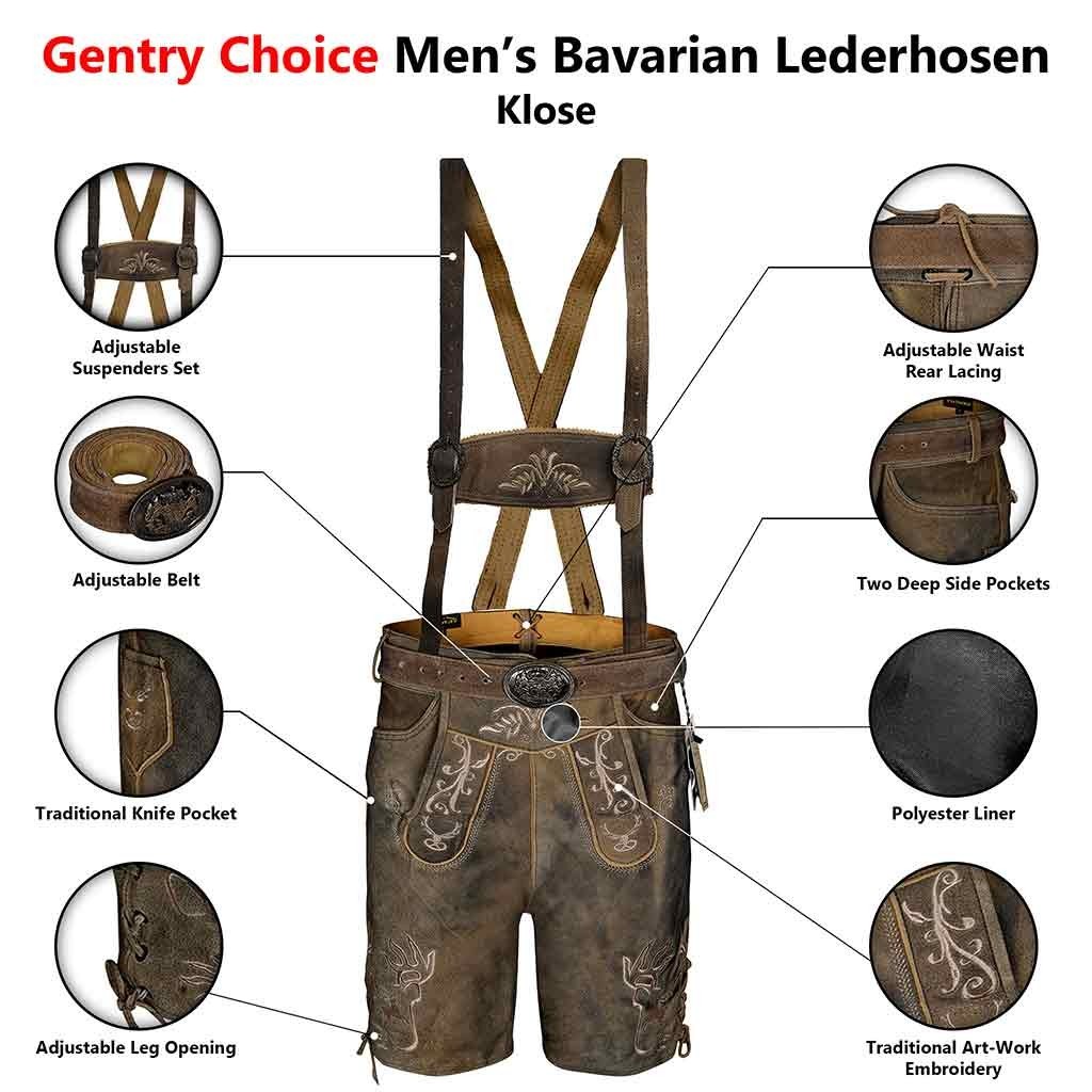 Complete Mens Lederhosen Outfit Oktoberfest Shirt Hat Socks Shoes Costume Set