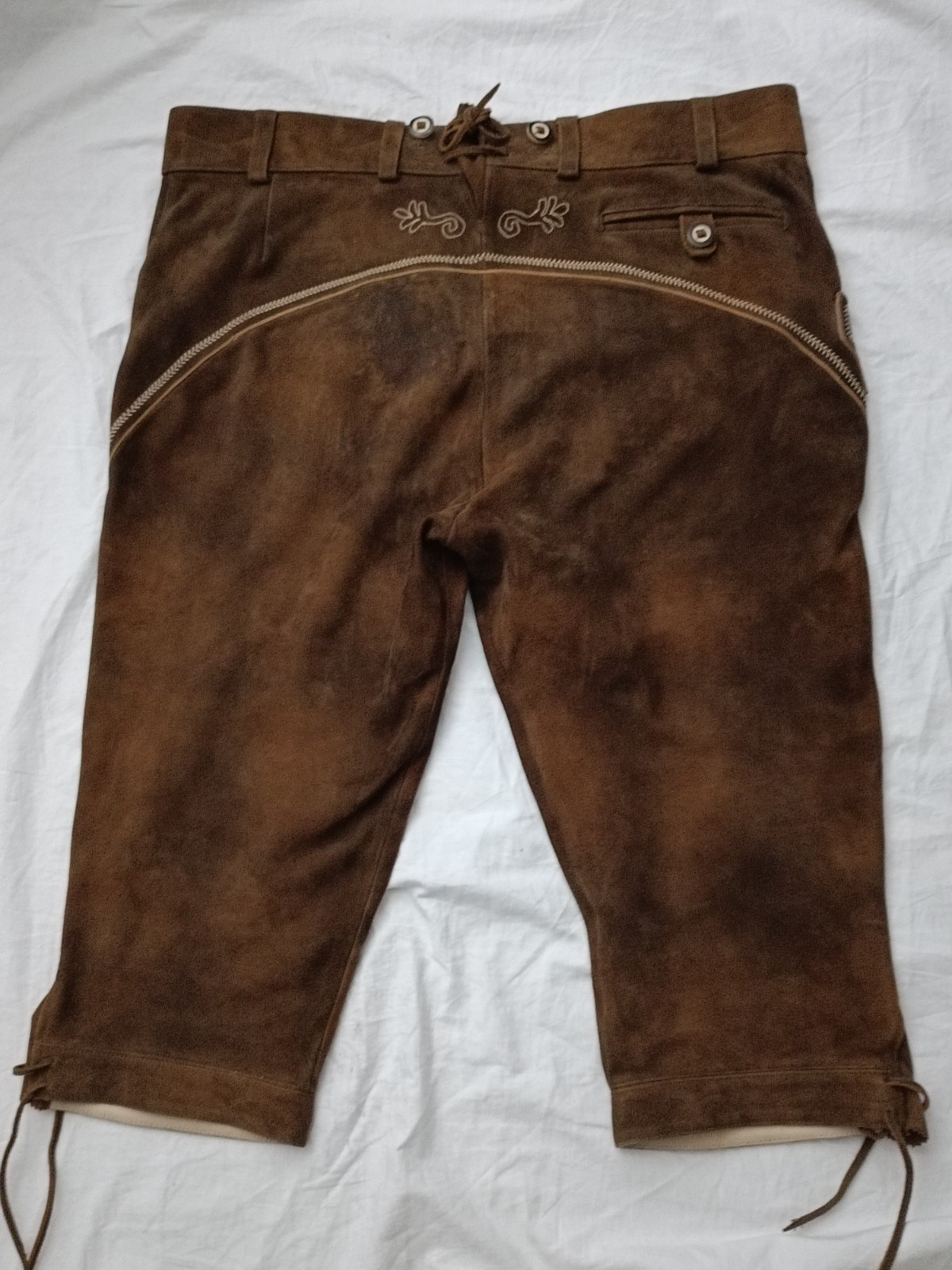 Spieth & Wensky Lederhosen 56 XL Suede Leather Trouser Oktoberfest Trachten
