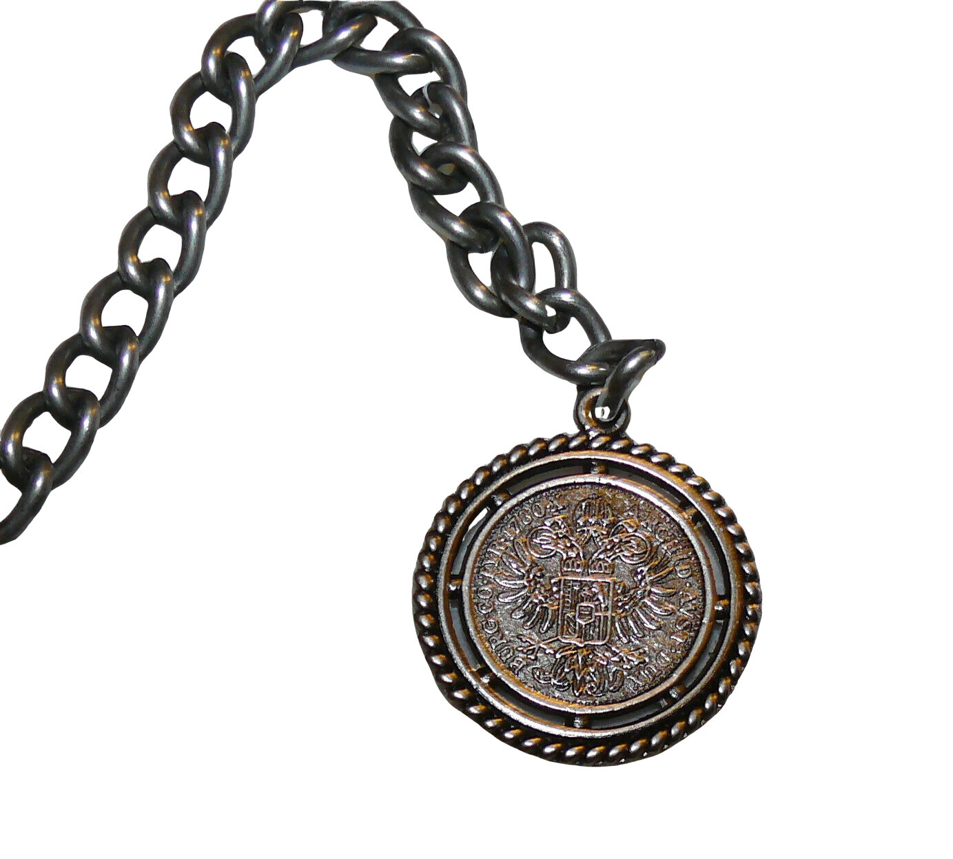 German Charivari Metal Coin CHAIN 4 Oktoberfest Lederhosen Dirndl Shorts Pants