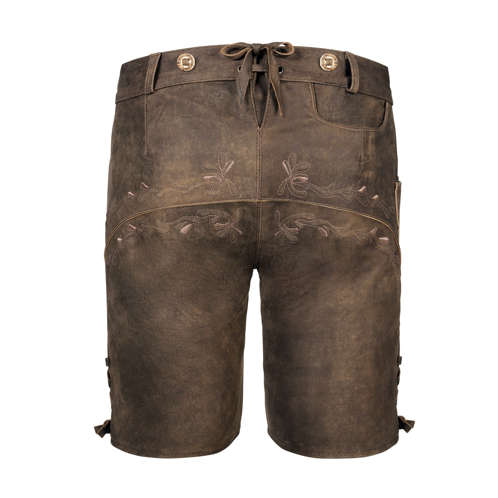 Men’s Bavarian Tratchen Lederhosen Pant German Oktoberfest Suede Leather Pants