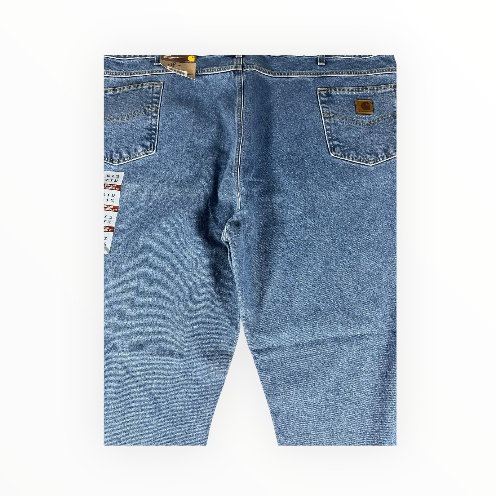 Carhartt Straight Traditional Fit Jean Men’s Denim Pants New w/ Tags Size 50×32