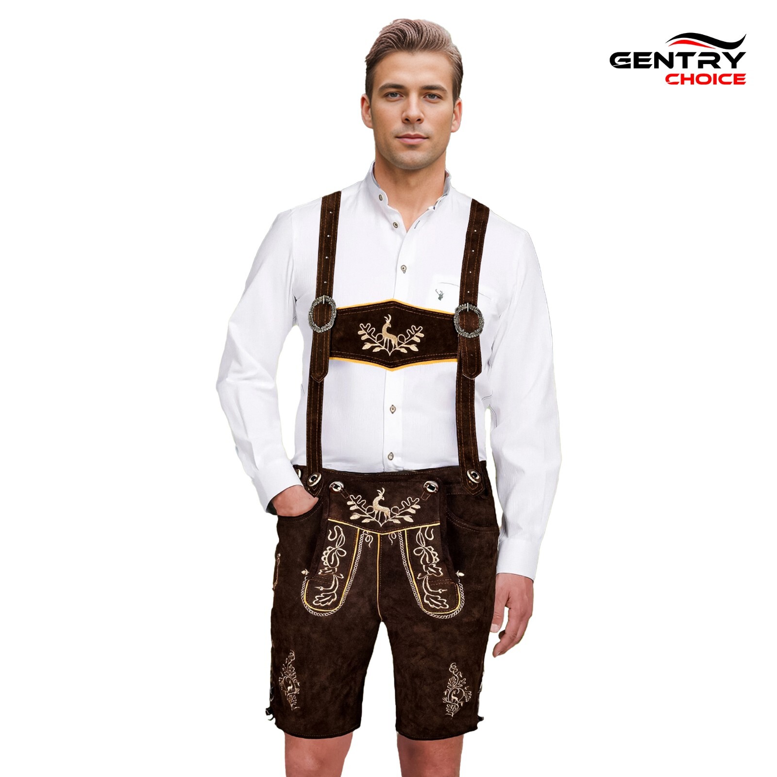 German Bavarian Lederhosen Otto Men Lederhosen Bavarian Oktoberfest Party Outfit