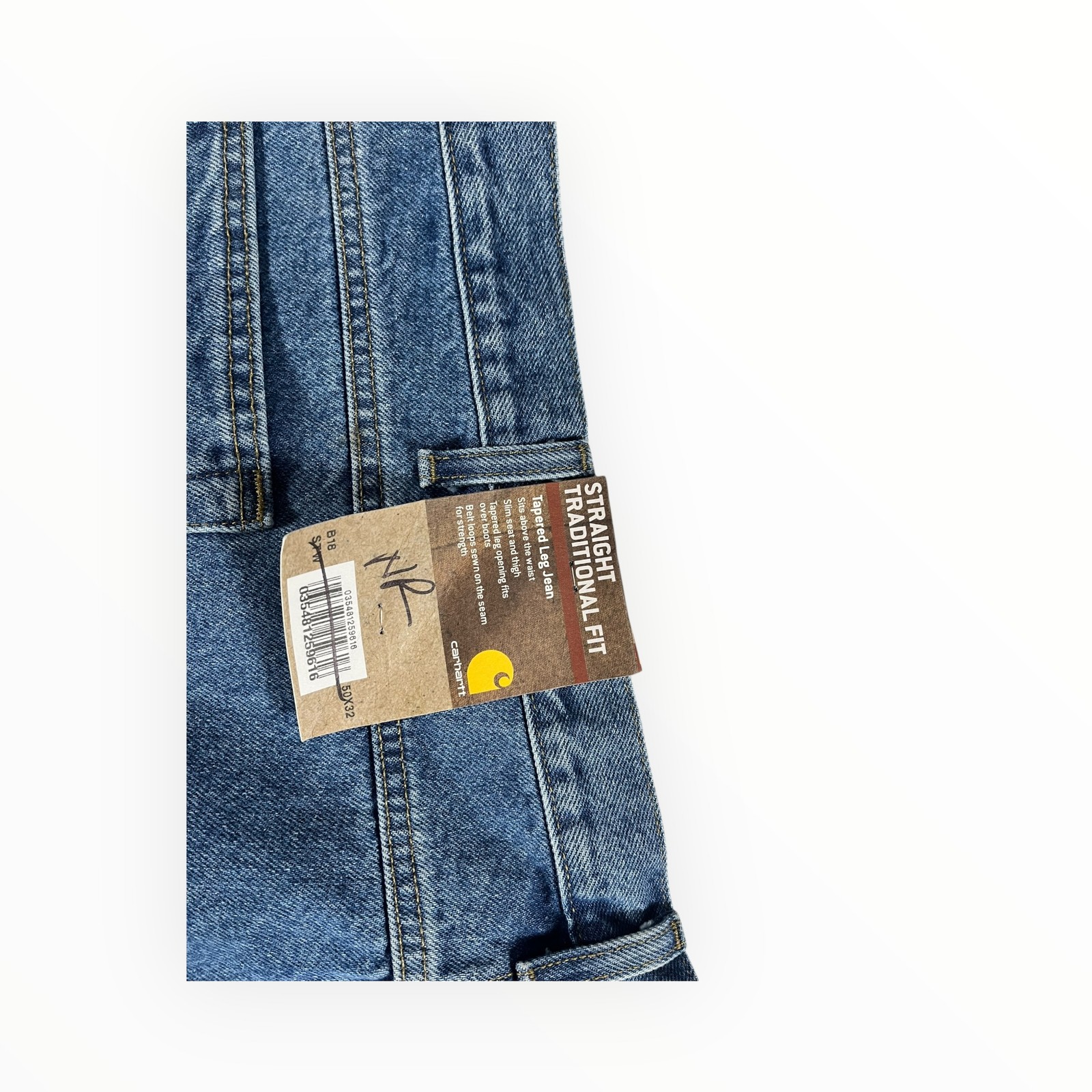 Carhartt Straight Traditional Fit Jean Men’s Denim Pants New w/ Tags Size 50×32