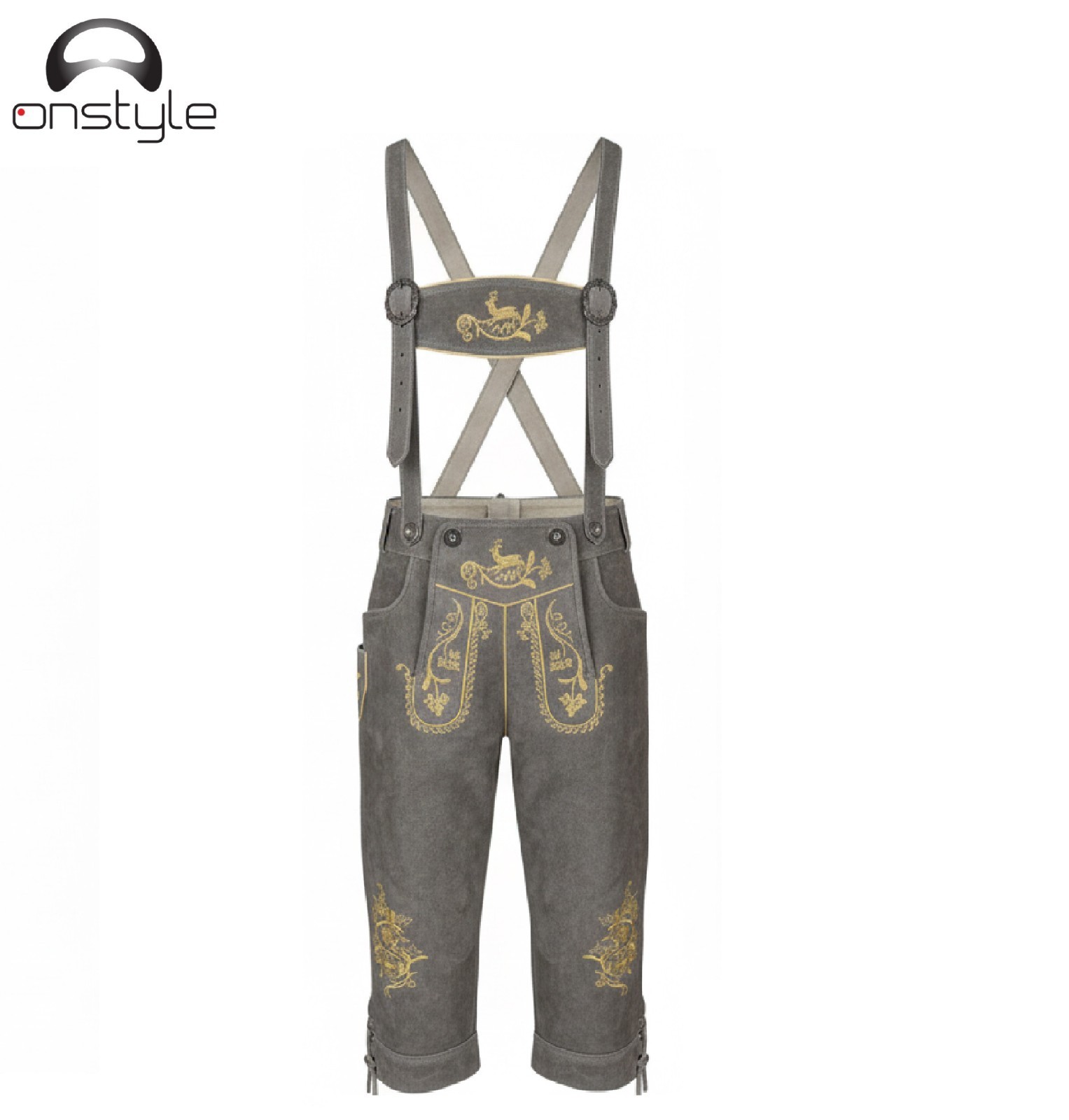 Premium Lederhosen Shorts -Men’s Bavarian Lederhosen Shorts – Traditional German