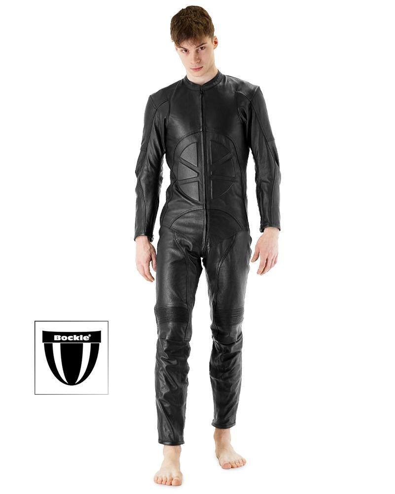 Bockle ® BoB gay zip leather suit suit suit gay biker leather pants Bockleder.de