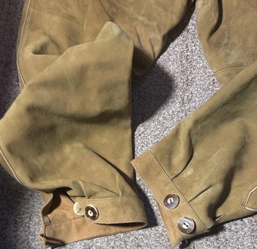 Men’s Bavarian Tratchen Lederhosen Pant German Oktoberfest Suede Leather Pants