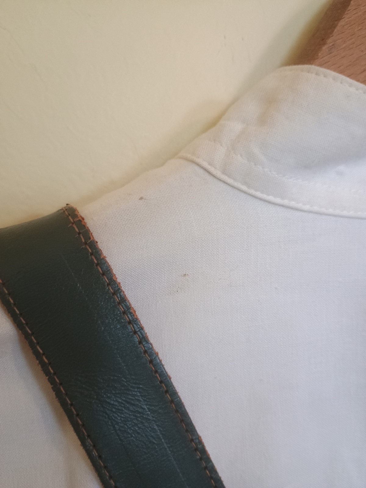 Vintage Traditional Teen Size 32 Suede Lederhosen With Hammerschmid Shirt