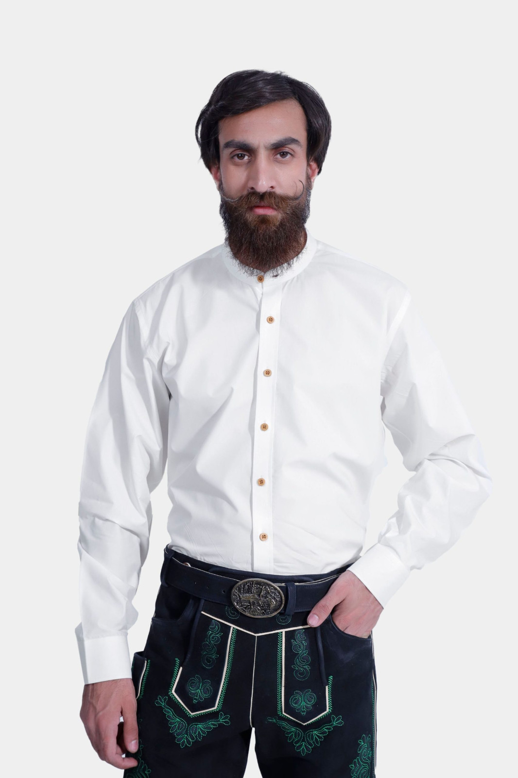 Mystic Black Lederhosen shorts