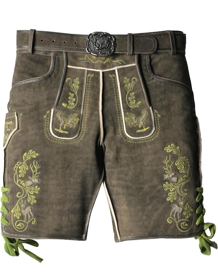 AlpsOak Mens Lederhosen