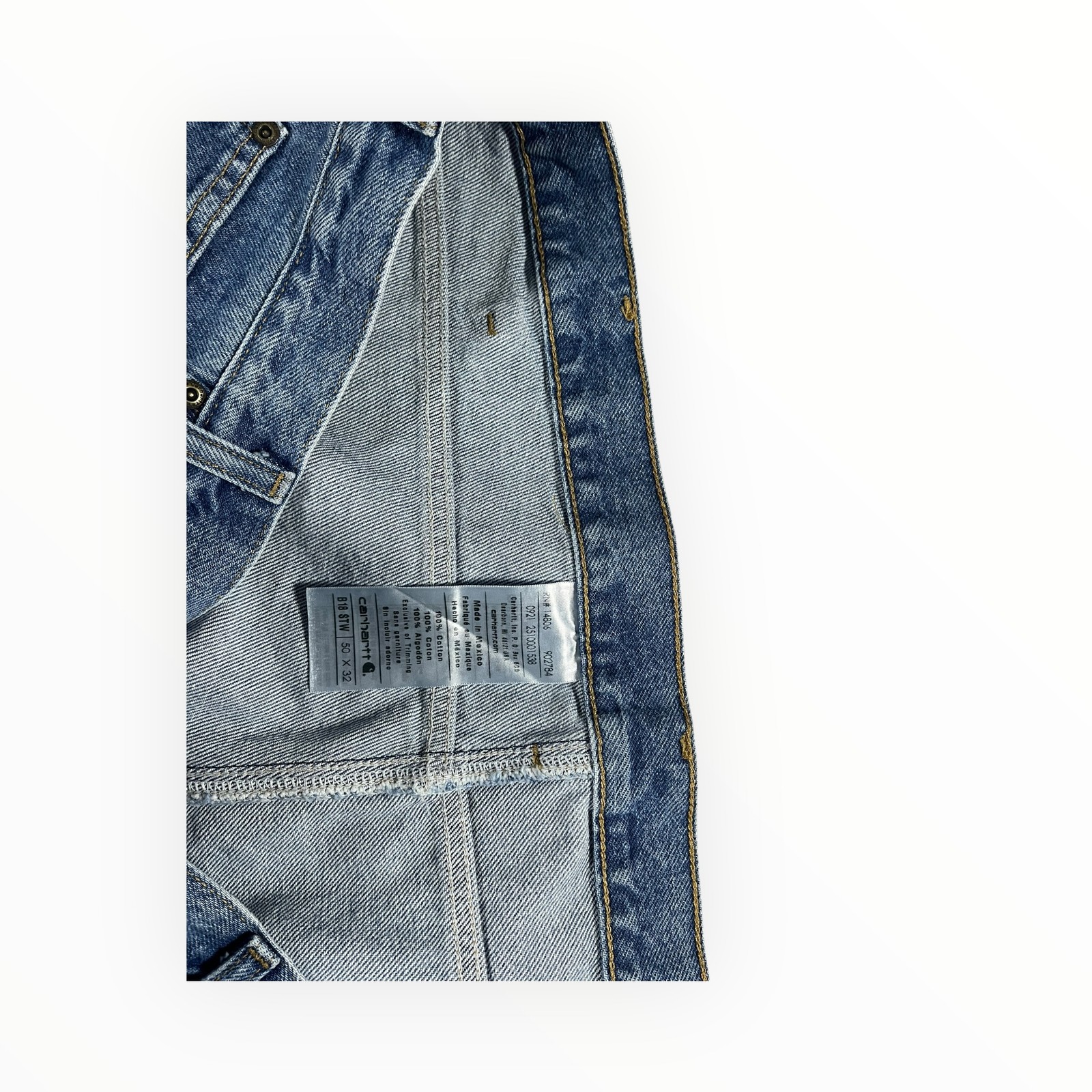 Carhartt Straight Traditional Fit Jean Men’s Denim Pants New w/ Tags Size 50×32