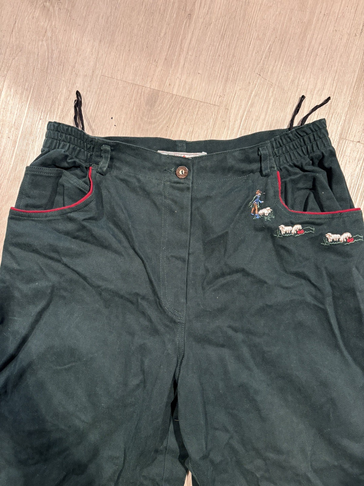 Alphorn costume trousers W31 L30 jeans Alphorn pants green costume size 44