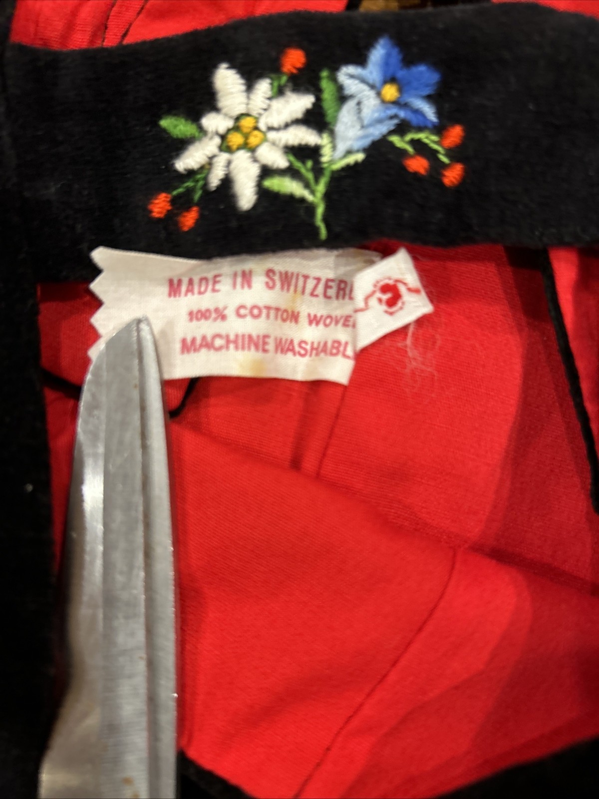 Vintage Child Size 3 Lederhosen, Black Velvet, Made In Switzerland