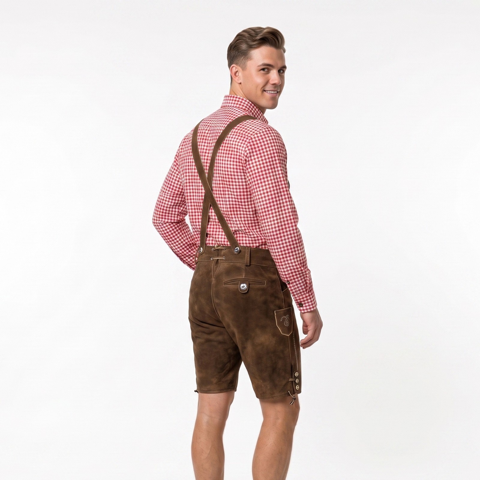 Antique Bavarian Lederhosen Oktoberfest Costume Suede Lederhosen German Outfit