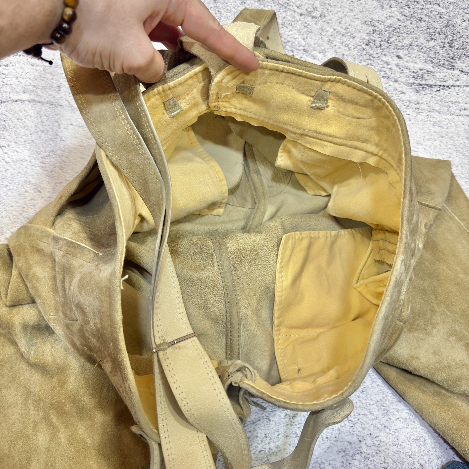 Authentic Vintage Lederhosen Traditional Bavarian Leather Pants 48 (32)