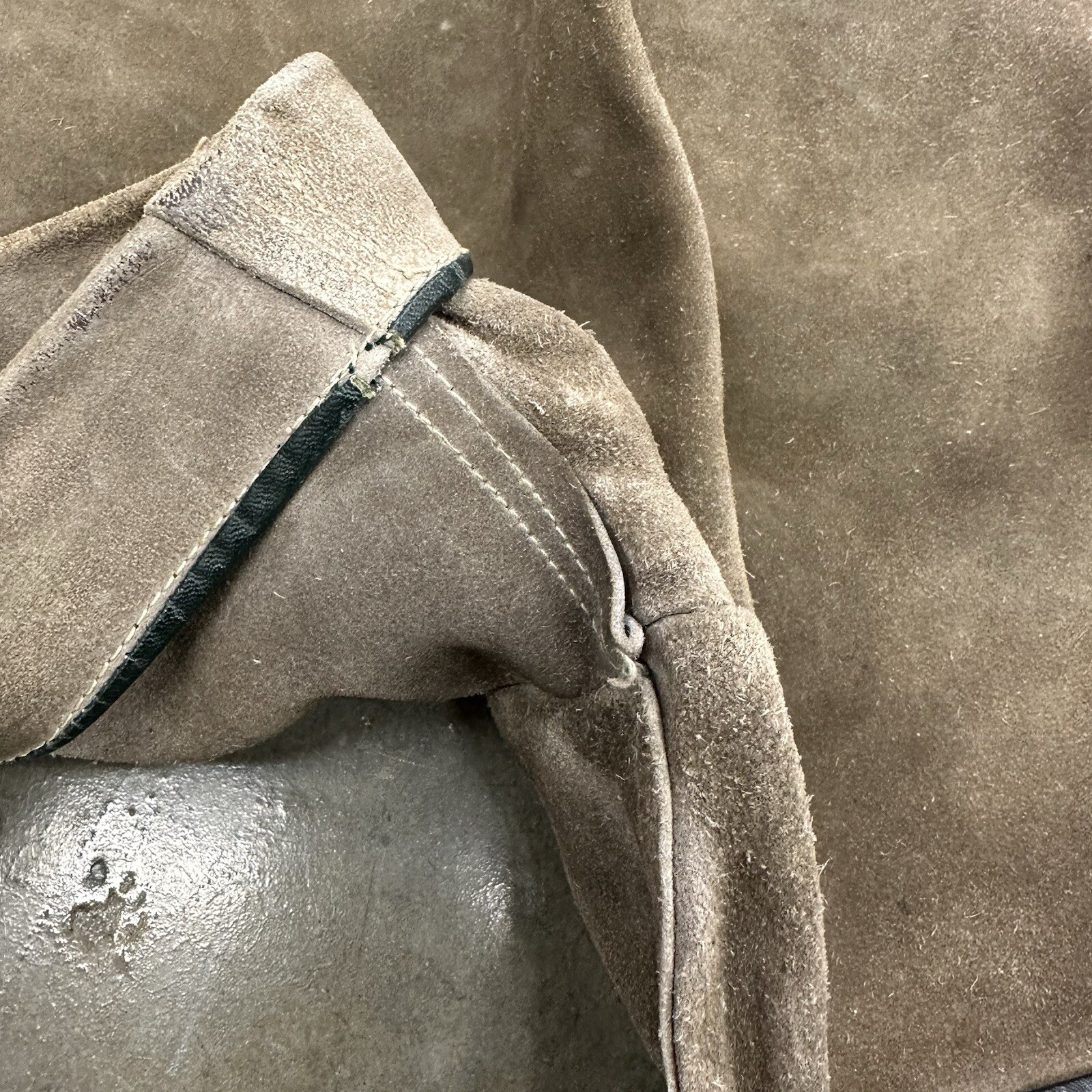 Vintage Suede Leather Traditional German Lederhosen Shorts 60s 70s