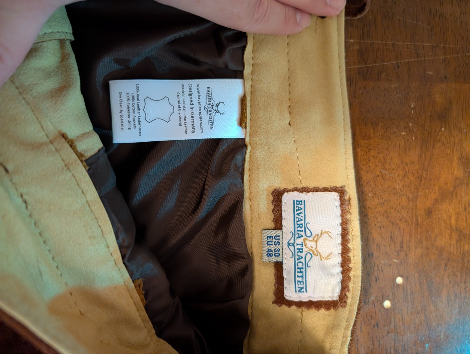 Complete Lederhosen Set made from 100% Genuine Leather. New with Tags