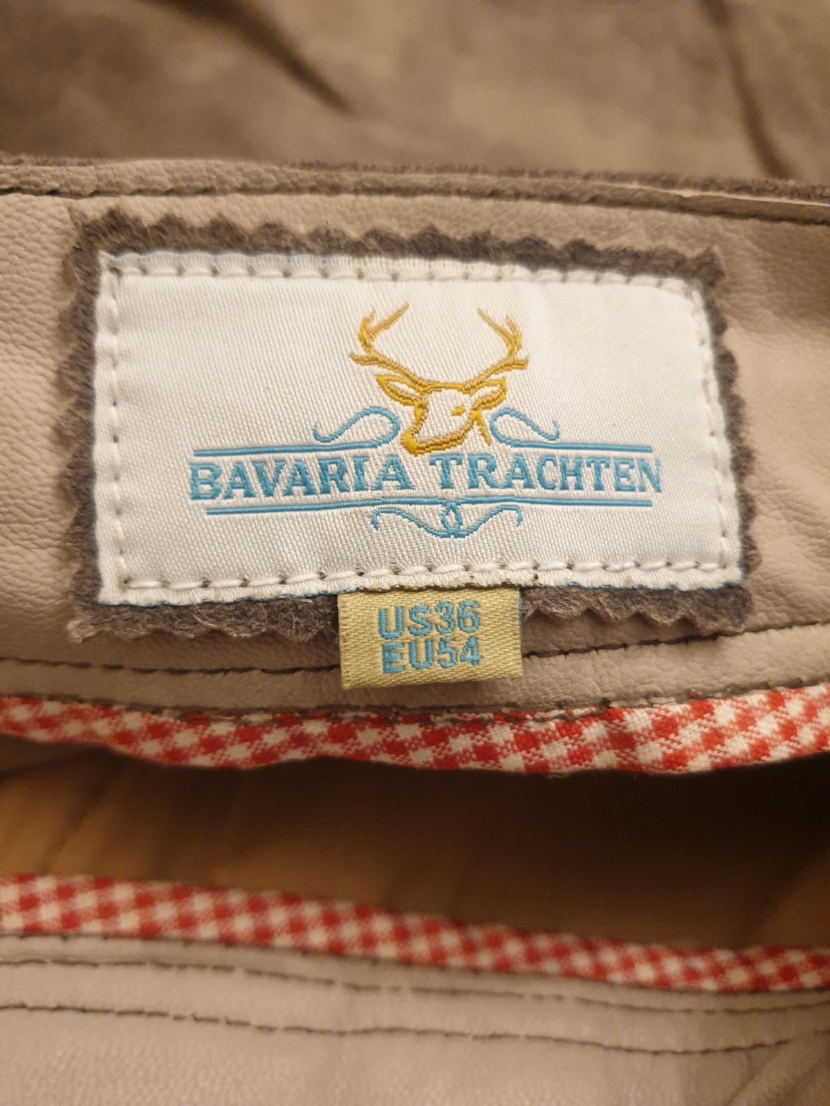 NEW German Oktoberfest Bavarian Mens Trachten Lederhosen Pants Size 36