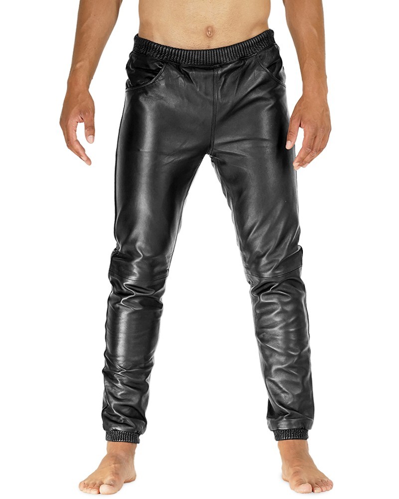 Bockle® BOYJOG pants leather joggers sweatpants leather leather pants leather jeans