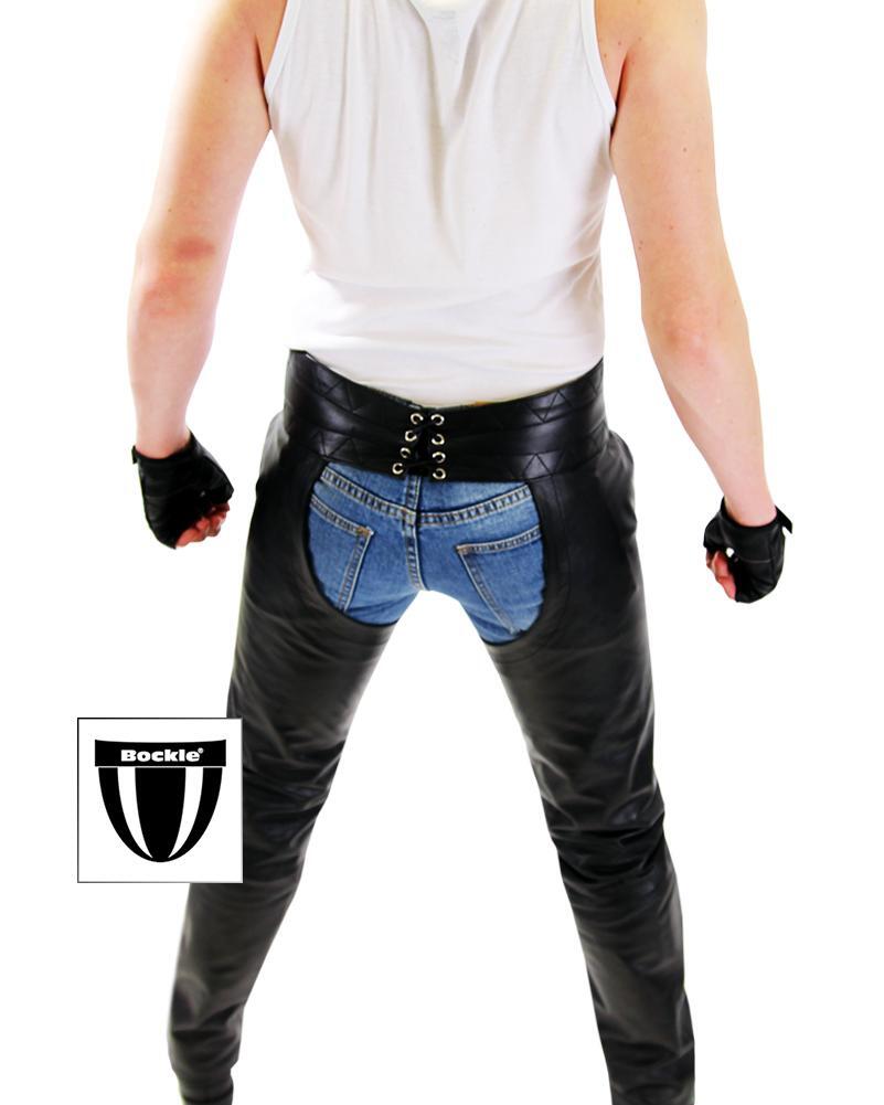 Bockle® 1991 Chaps Genuine Leather Leather Chaps Lederhosen Gay Cowboy Leather Pants