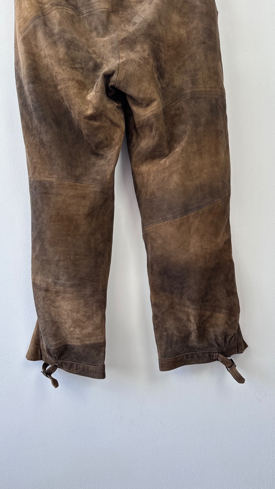 Amtmann Austria Vintage Suede Leather Trachten Pants Lederhosen Breeches Size 50