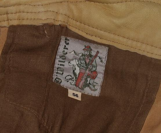 WILDERER Short Men’s Trachten LEDERHOSE / Trachten Pants Light Brown Size 56