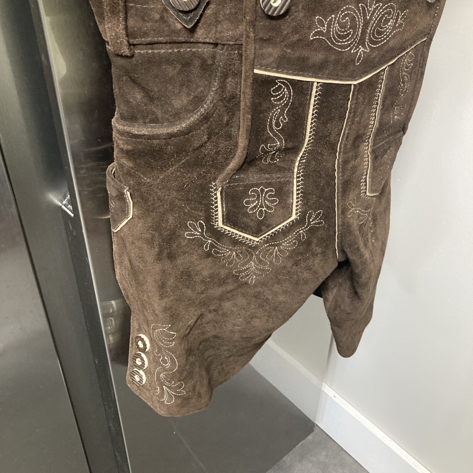Trachtenset Oktoberfest Branded Authentic German Lederhosen 48/32” Lederhosen4U