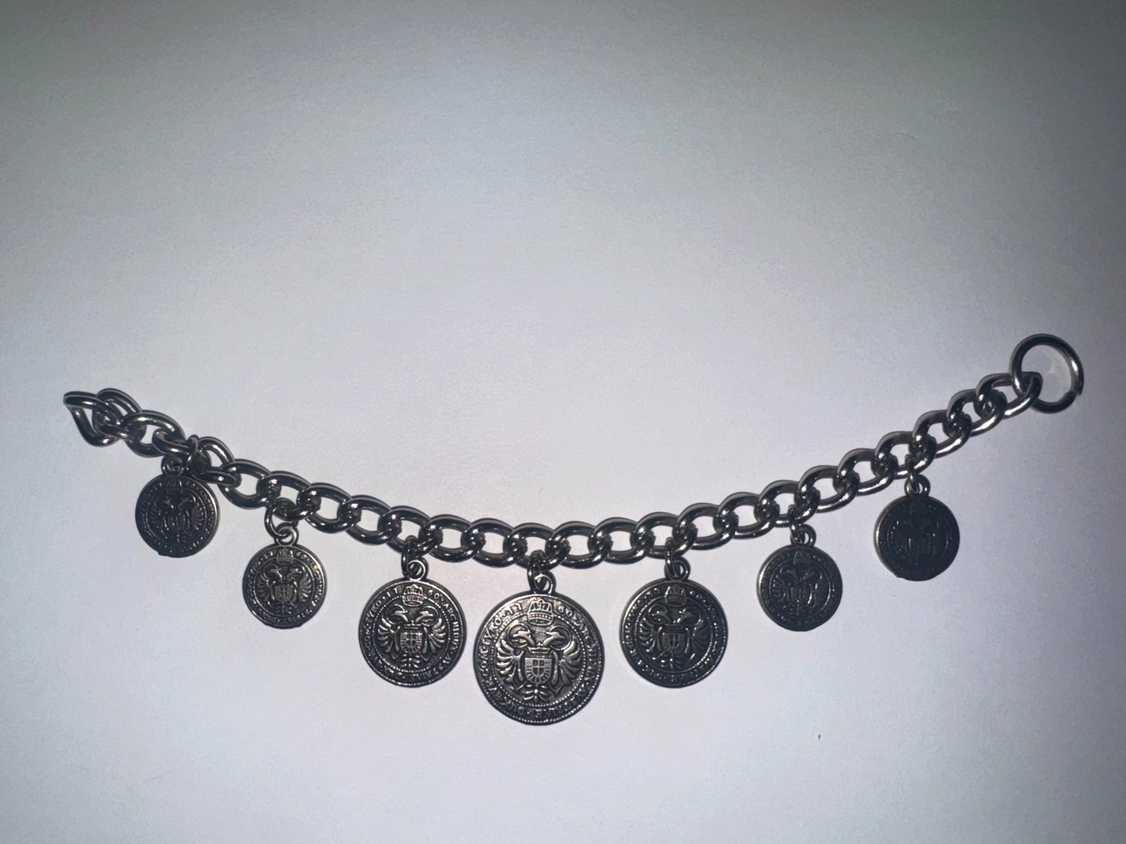 Men Women German Charivari Metal Coin CHAIN Oktoberfest Lederhosen Dirndl Skirt