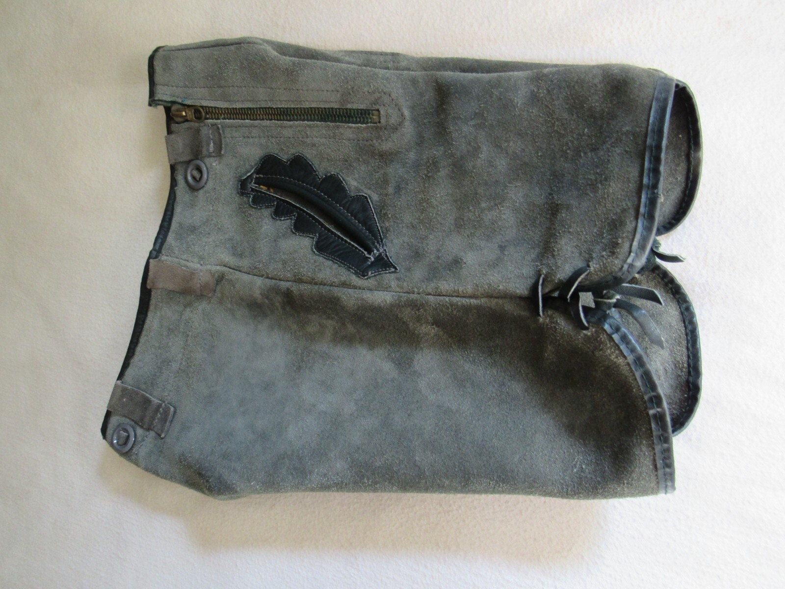 Vtg Auth Womens German Leather Lederhosen