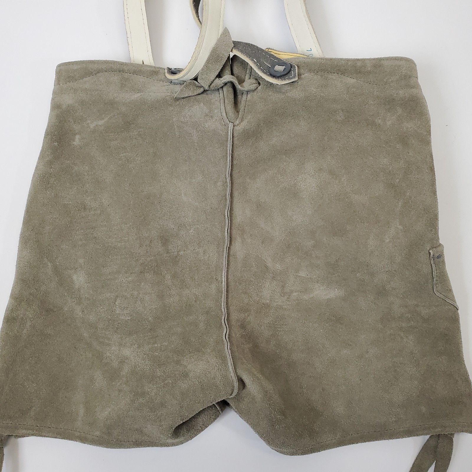 VTG German Lederhosen Child Suede Embroidered Tracht Oktoberfest 2T 4T