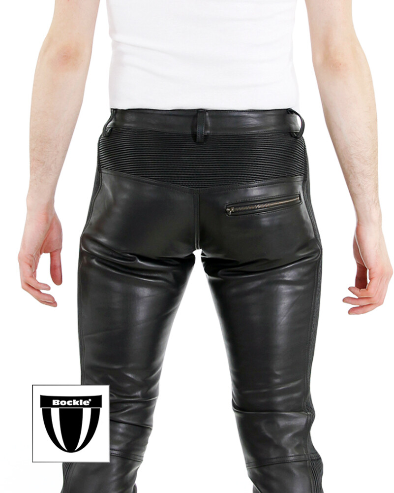 Bockle® Dangerous Biker Styl Lederhose Lederjeans BOCKLEDER.DE