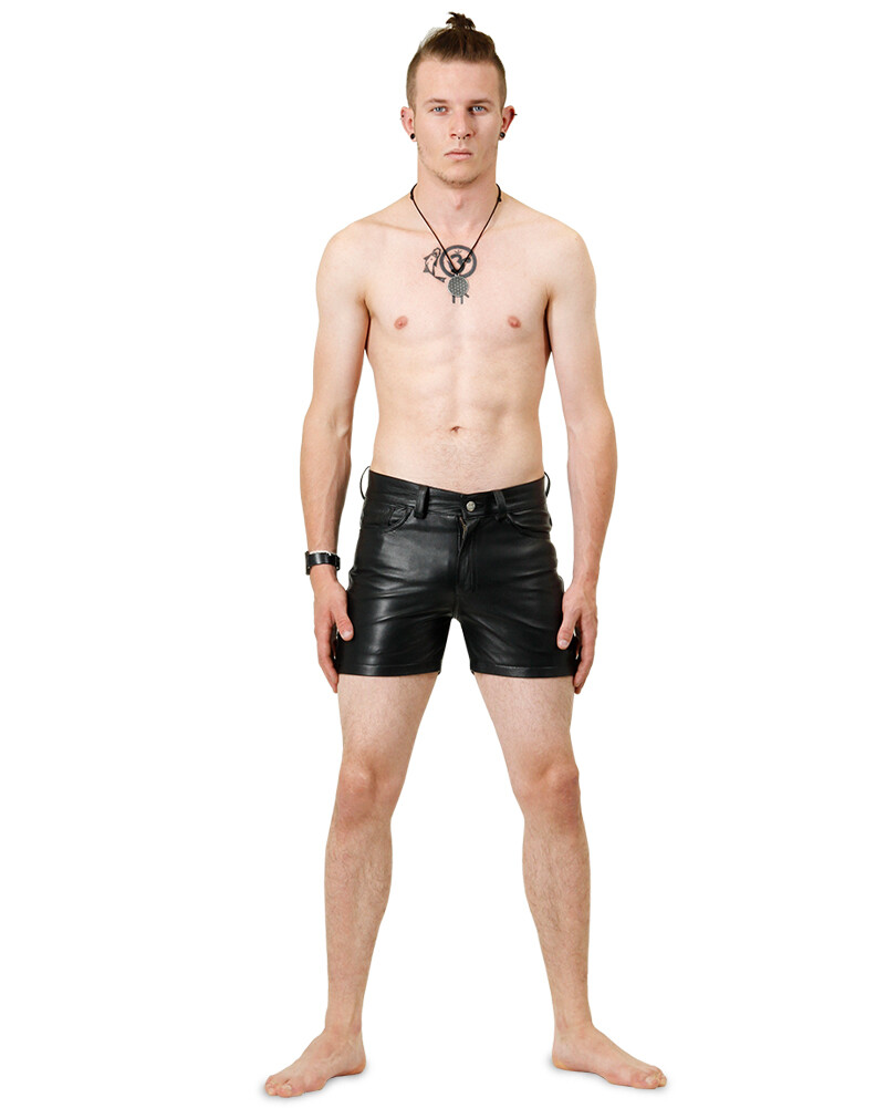 Bockle ® Sixteen shorts short leather pants leather shorts leather pants men’s pants gay