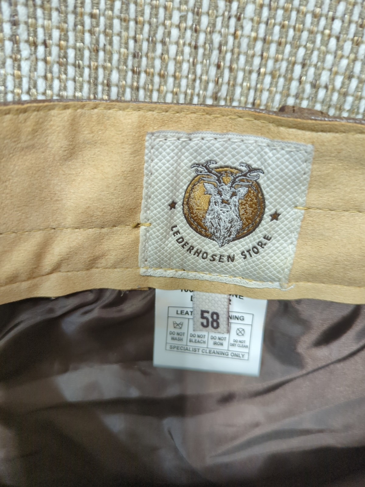Lederhosen Store | Oktoberfest Bavarian Short Lederhosen Men. Size 58. READ!!!