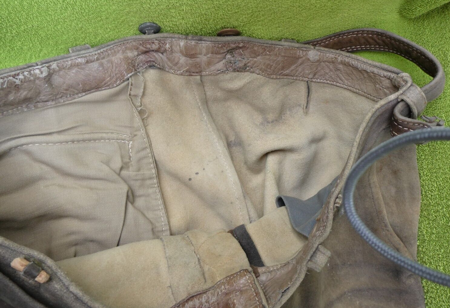 Old ripped traditional Lederhosen Lederhosen No. 96