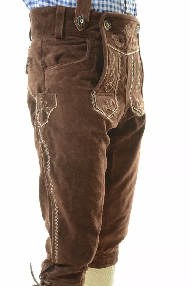 Traditional German Oktoberfest Lederhosen Costume German Outfit Tracht Bundhosen