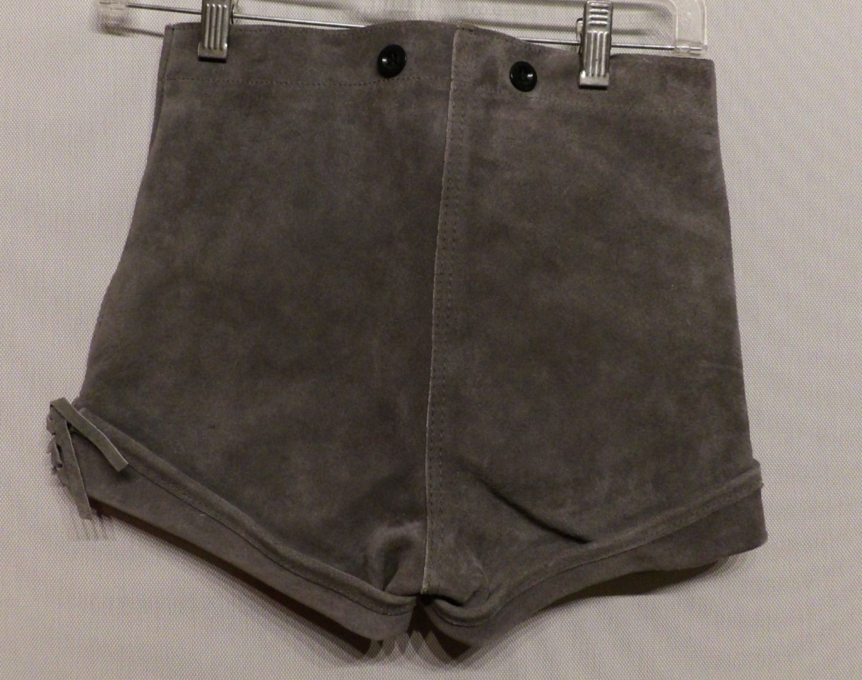 Genuine German Bavarian Lederhosen Leather Suede Shorts Child 128